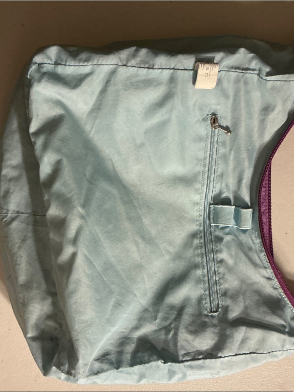 Baggallini Purple Crossbody Shoulder Bag with Front Zipper - Picture 5 of 9